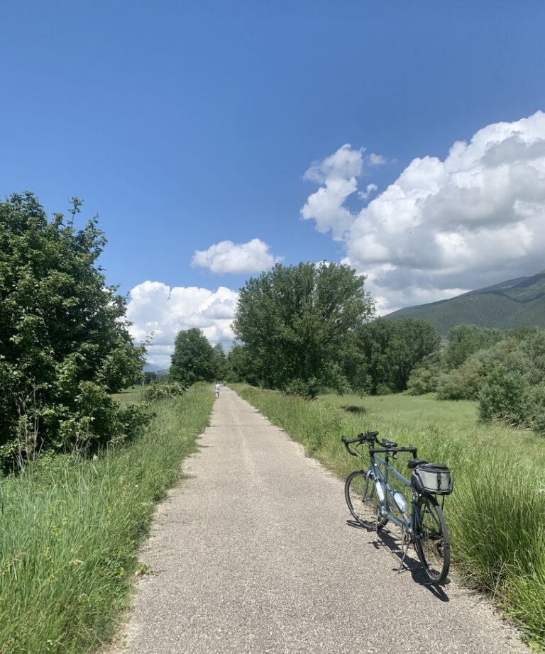Bike trail near Spoleto
